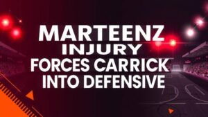 Featured image for: Martinez injury forces Carrick into defensive reshuffle