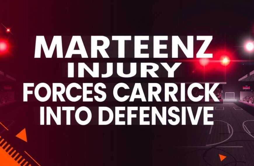 Featured image for: Martinez injury forces Carrick into defensive reshuffle