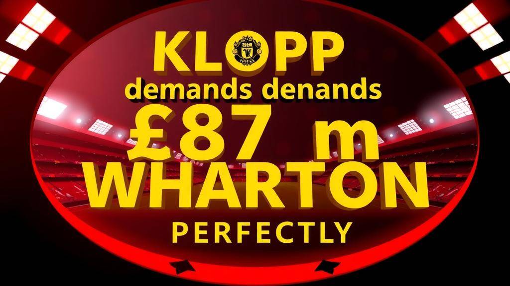 Featured image for: Klopp demands £87m Wharton deal as Mbappe learns Madrid plans