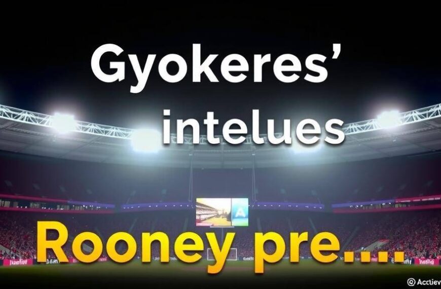 Featured image for: Gyokeres' tactical intelligence earns Rooney praise