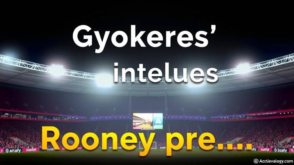 Featured image for: Gyokeres' tactical intelligence earns Rooney praise