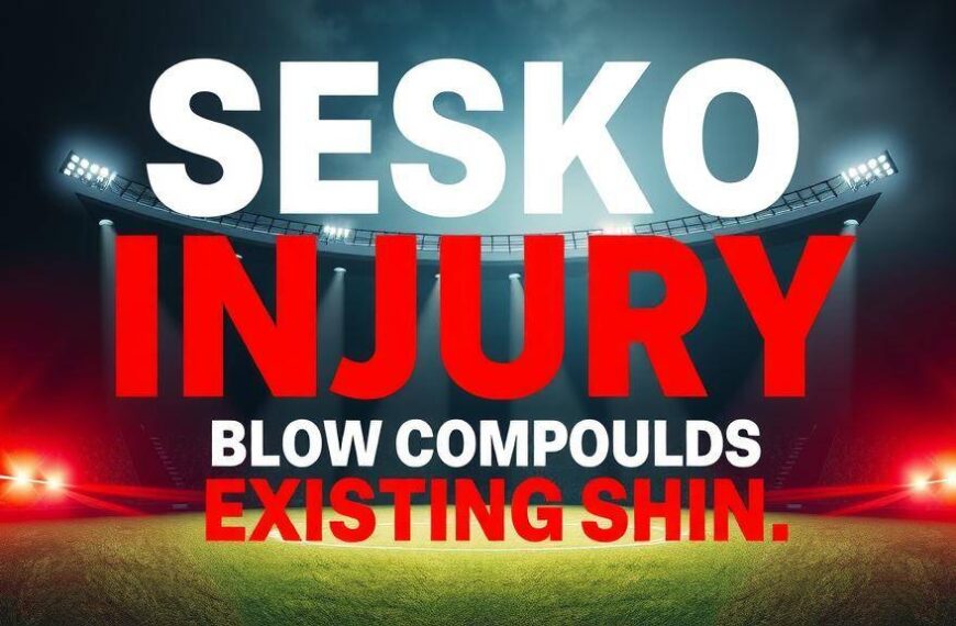 Featured image for: Sesko injury blow compounds existing shin problem for United