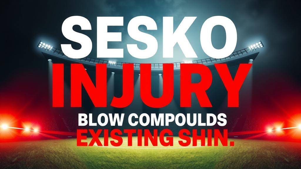Featured image for: Sesko injury blow compounds existing shin problem for United