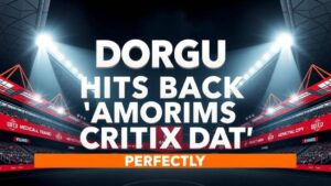 Featured image for: Dorgu hits back at Amorim's 'anxiety' criticism at United