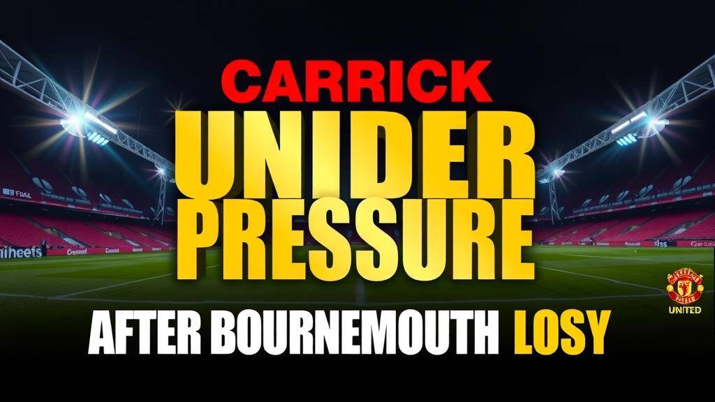 Featured image for: Carrick Under Pressure After Bournemouth Loss, Fernandes Row